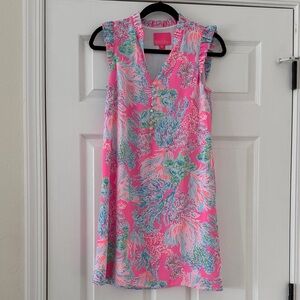 Lilly Pulitzer Cally Soft Shift Dress - Prosecco Pink Seaing Things